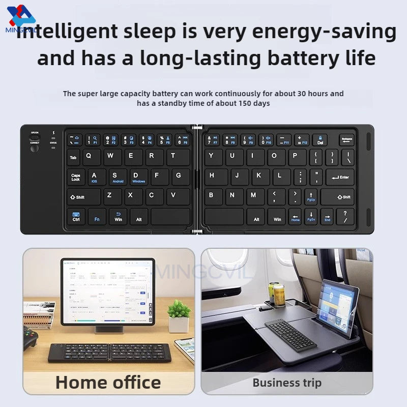 PocketPad Lightweight Foldable Travel Keyboard