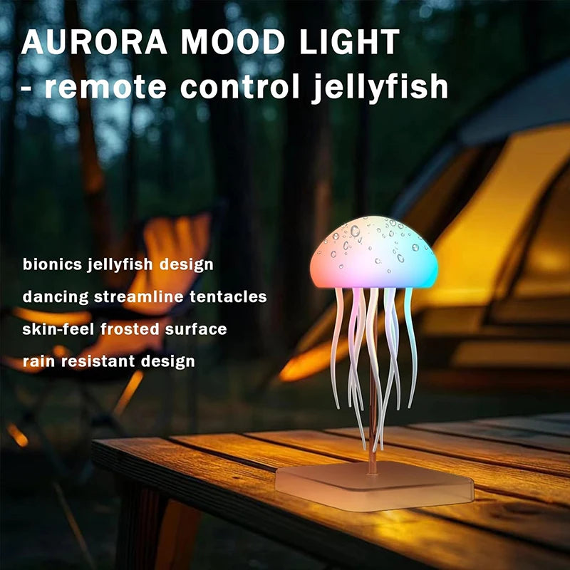 Aurora Jellyfish Night Glow Lamp