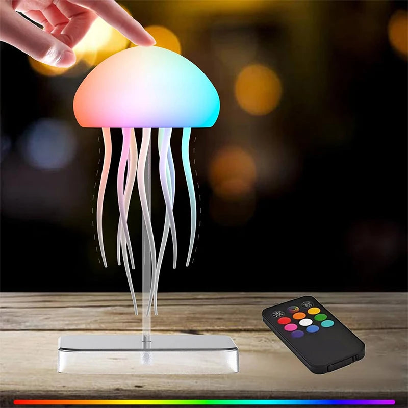 Aurora Jellyfish Night Glow Lamp